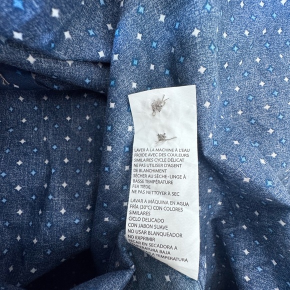 Men's Perry Ellis Stretch Button Up Geometric Print Shirt - Picture 5 of 5